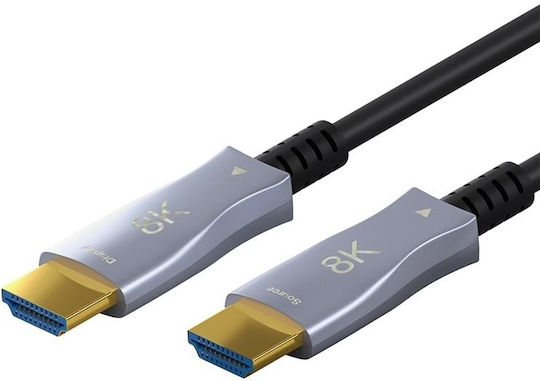 Goobay HDMI 2.1 Кабел HDMI мъжки - HDMI мъжки 30м Черно