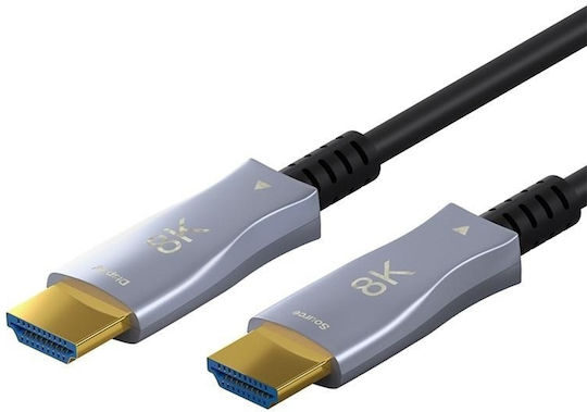 Goobay HDMI 2.1 Cable HDMI male - HDMI male 50m Black