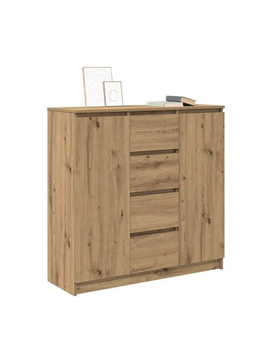 Συρταριέρα Κρεβατοκάμαρας Coffee 100.5x35x98.5cm