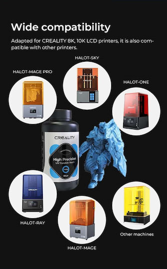 Creality3D 8K Resin for 3D Printer Blue 1kg (3302190002)