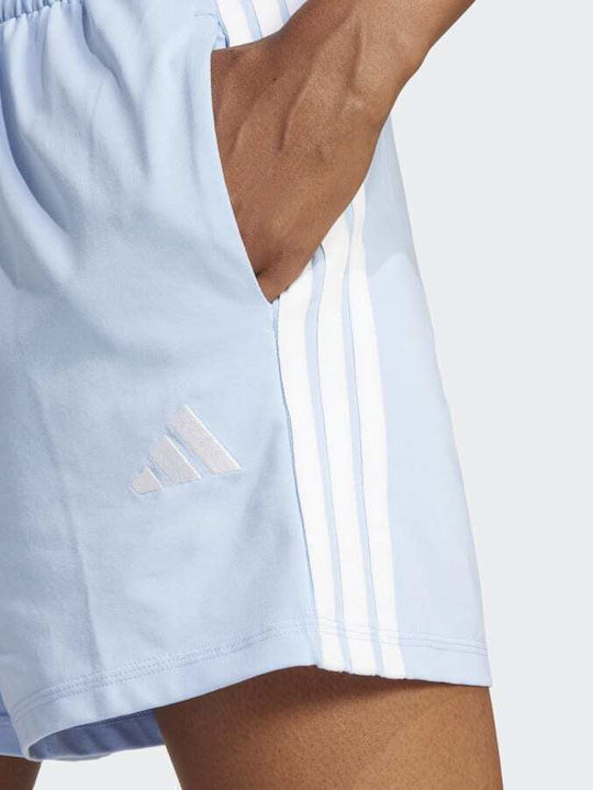 Essentials 3-stripes Γυναικείο Αθλητικό Σορτς Μπλε