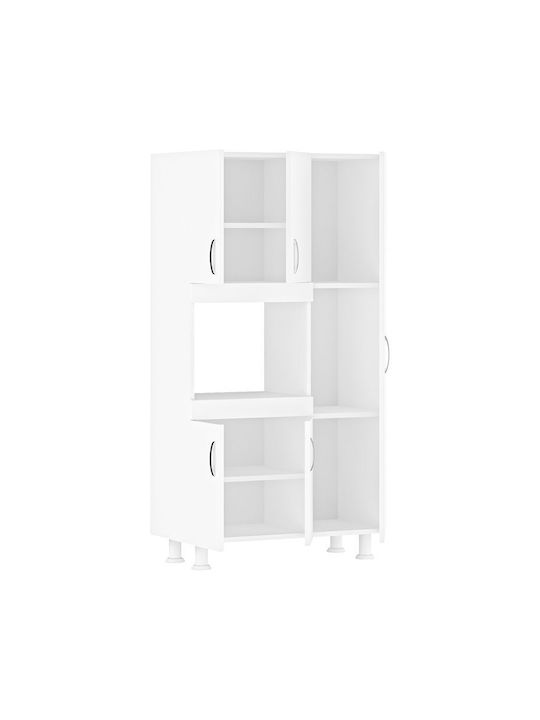 Defne Ντουλάπι Κάτω Φούρνου Λευκή Απόχρωση 89x37.5x160εκ.