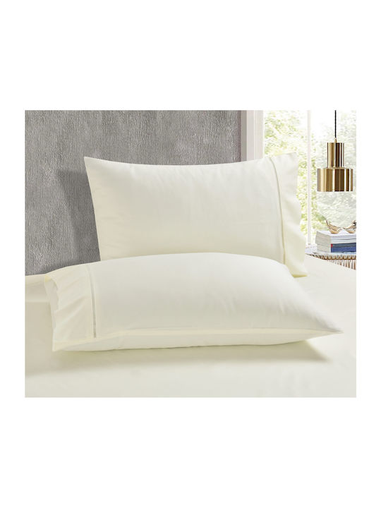 Liolios Home Sheet Sets Queen 245x270cm. Venice Ivory 4pcs