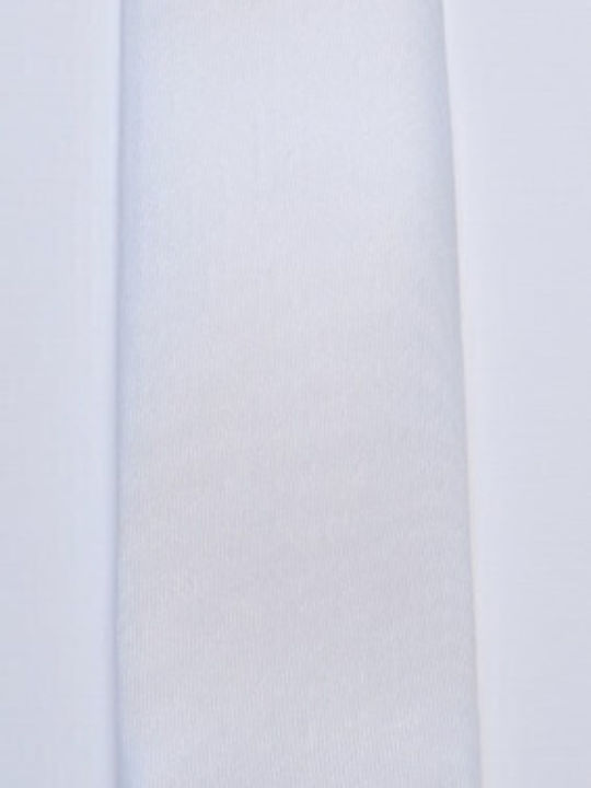Victoria Children's Solid Satin Tie with Elastic 28cm Cypress
