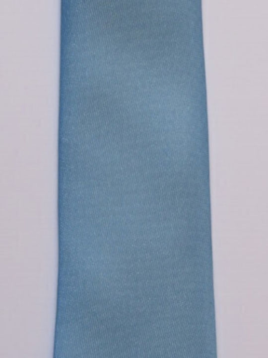 Victoria Children's Solid Satin Tie with Elastic 28cm Cypress
