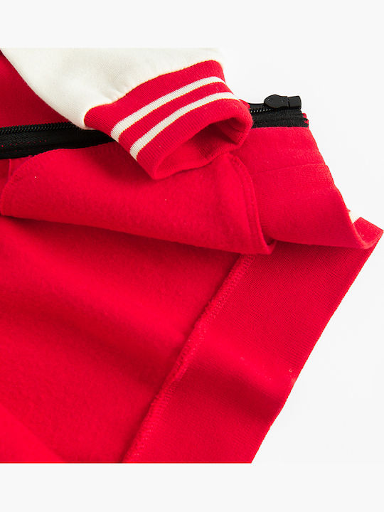 Kinder-Sweatshirt Strickjacke mit Kapuze Rote Spiderman Marvel