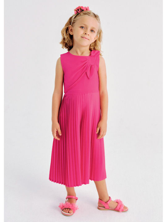 Mayoral Kids' Jumpsuit Magenta