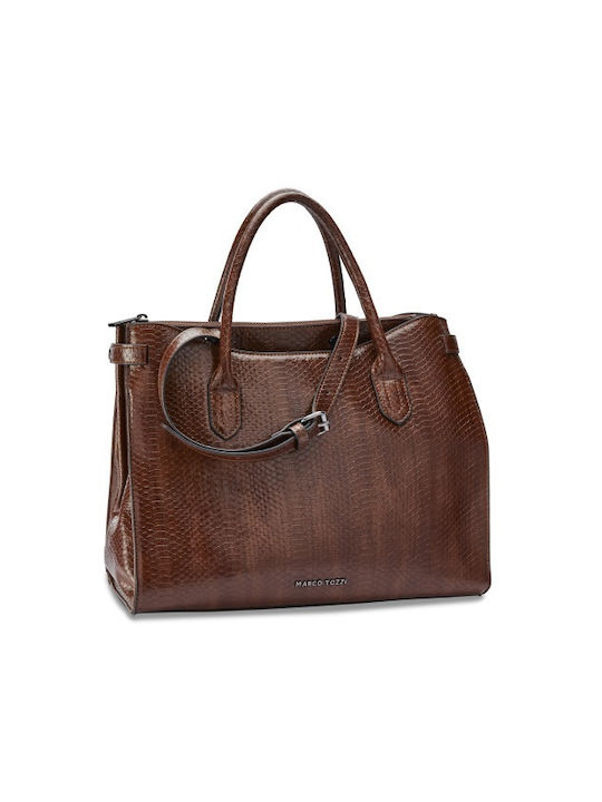 Damen-Tote-Handtasche Bordeaux