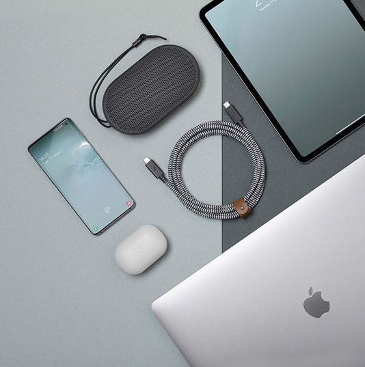 Native Union Belt Duo Pro USB-C to USB-C & Lightning Cable 240W 2.4m Cosmos Nu-belt-proccl-cos-n