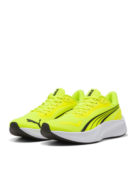 Lite Jr Kids Sports Shoes Running with Laces Yellow