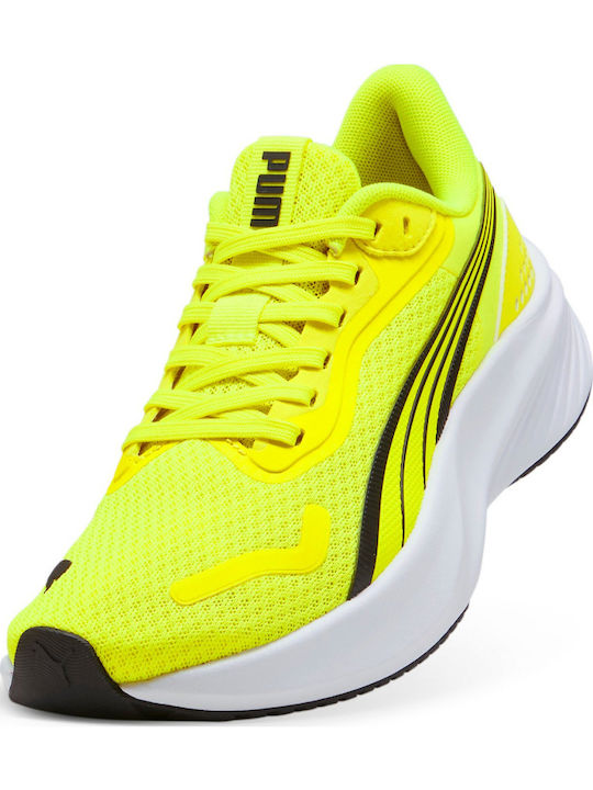 Lite Jr Kids Sports Shoes Running with Laces Yellow