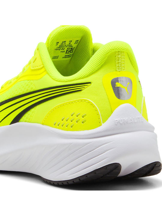 Lite Jr Kids Sports Shoes Running with Laces Yellow