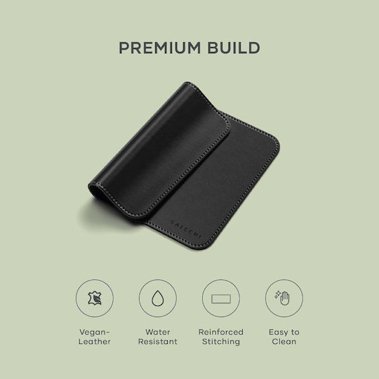 Satechi Premium Vegan-δερμάτινο Mouse Pad Μαυρο Sa-st-lmpk