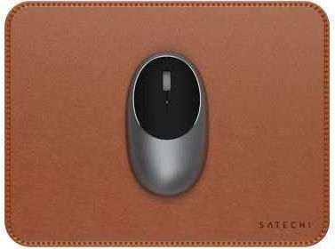 Satechi Premium Vegan-Leather Mouse Pad Brown Sa-st-lmpn