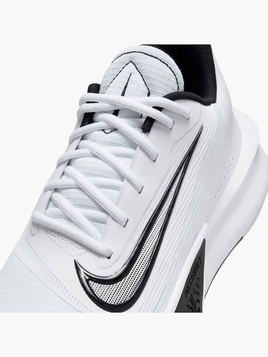 Precision 7 Pantofi de Baschet Albi cu Talpă Joasă