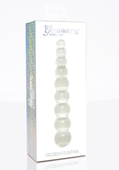 ToyJoy Frozen Fountain Πρωκτικό Dildo Διάφανο 22cm