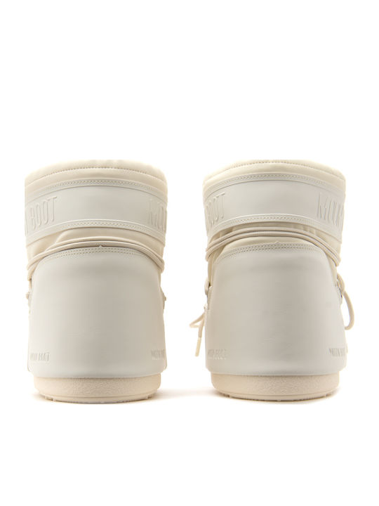 Icon Low Women's Boots with Rubber Beige