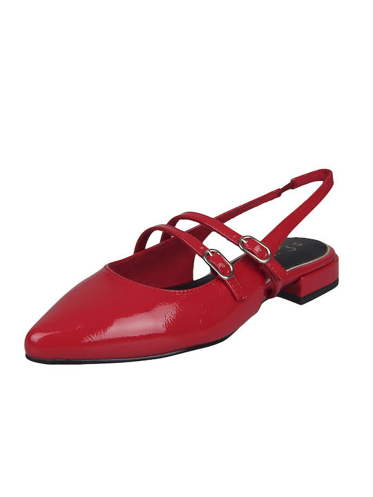 Marco Tozzi Patent Leather Red Heels