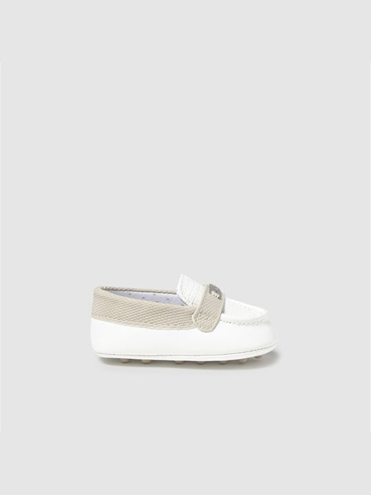 Mayoral Baby Moccasins White