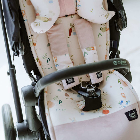 Jersey Prince Velvet Wind Blue 5-Point Stroller Cover La Millou Light Blue