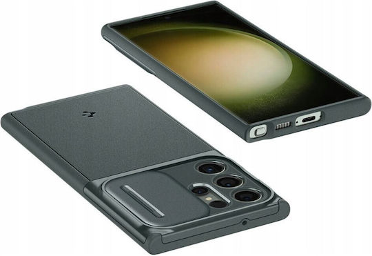 Spigen Optik Armor Back Cover Πλαστικό / Σιλικόνης 2mm Πράσινο (Galaxy S25 Ultra)