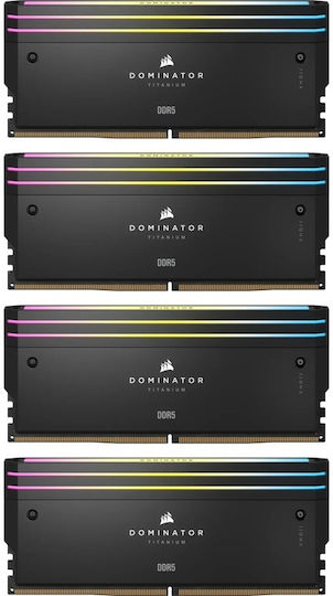 Corsair Dominator Titanium 96GB DDR5 RAM mit 4 Modulen (4x24GB) und Geschwindigkeit 6000 für Schreibtisch