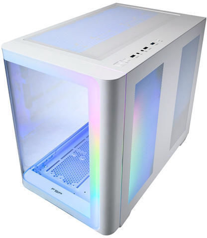 FSP/Fortron M580 Gaming Midi Tower Κουτί Υπολογιστή με Πλαϊνό Παράθυρο και RGB Φωτισμό Λευκό
