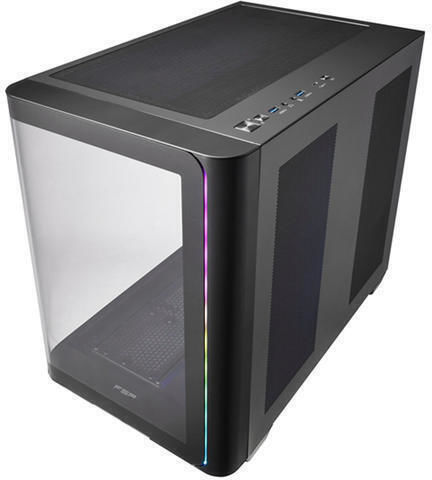 FSP/Fortron M580 Gaming Midi Tower Κουτί Υπολογιστή με Πλαϊνό Παράθυρο και RGB Φωτισμό Μαύρο