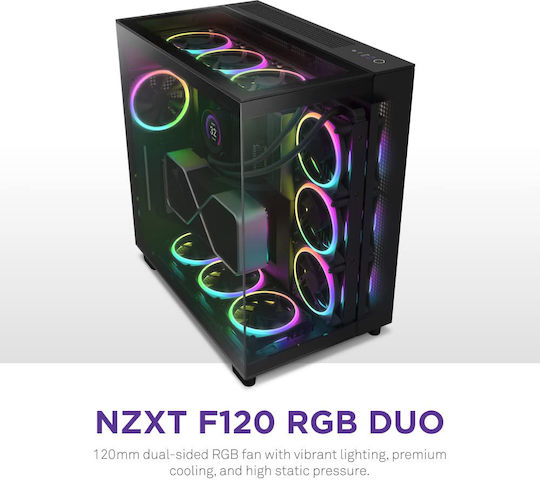 NZXT F120 RGB Duo Case Fan (1800rpm) με Σύνδεση 4-Pin PWM