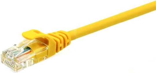 U/UTP Cat.5e (Gigabit) Καλώδιο Δικτύου Ethernet 1m Κίτρινο