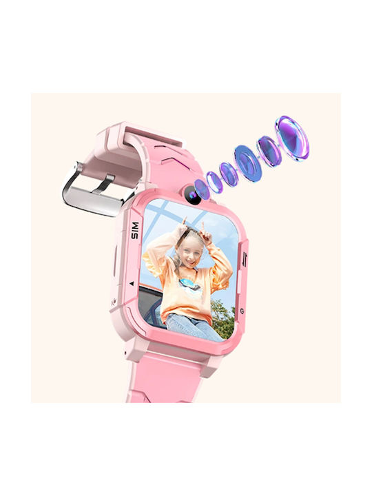 BlackView Kids Smartwatch with GPS and Silicone Strap Pink