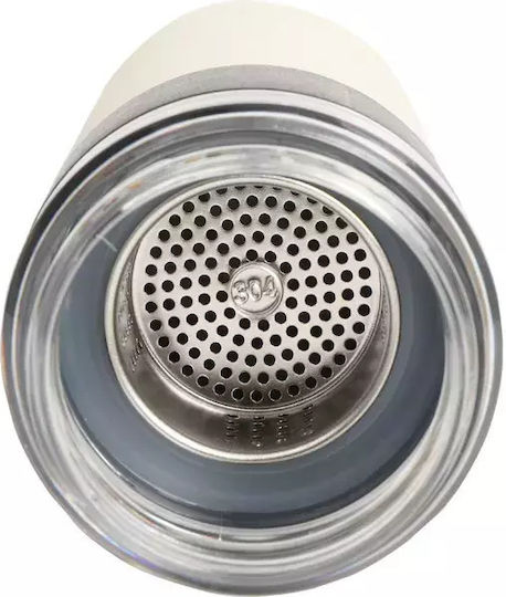 Tea Preparation Strainer Code 3760 Bottle Thermos Stainless Steel 450ml Silver