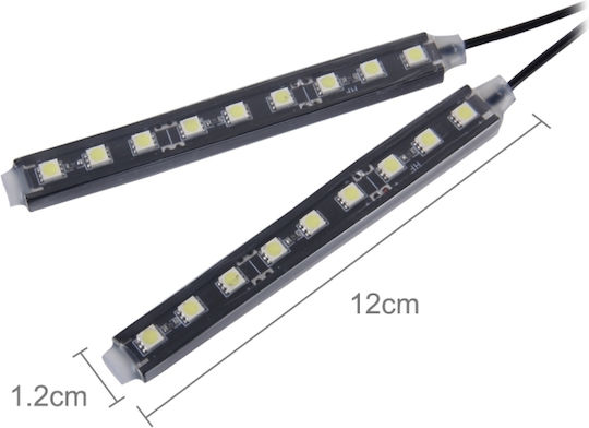2 1 4.5w 18 Smd-5050-led Rgb Car Floor Decoration Atmosphere Neon Light Dc 12v White Light