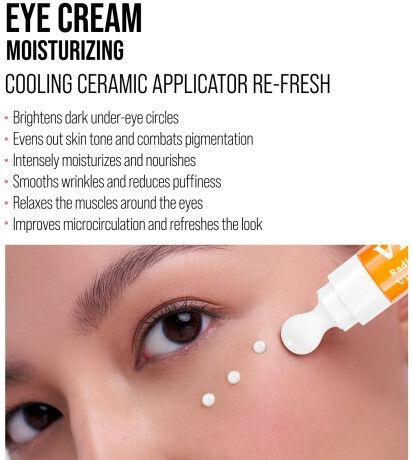 7DAYS Vitamin C Eye Cream for Anti-Aging Moisturizing Brightening Dark Circles and Firming 18ml