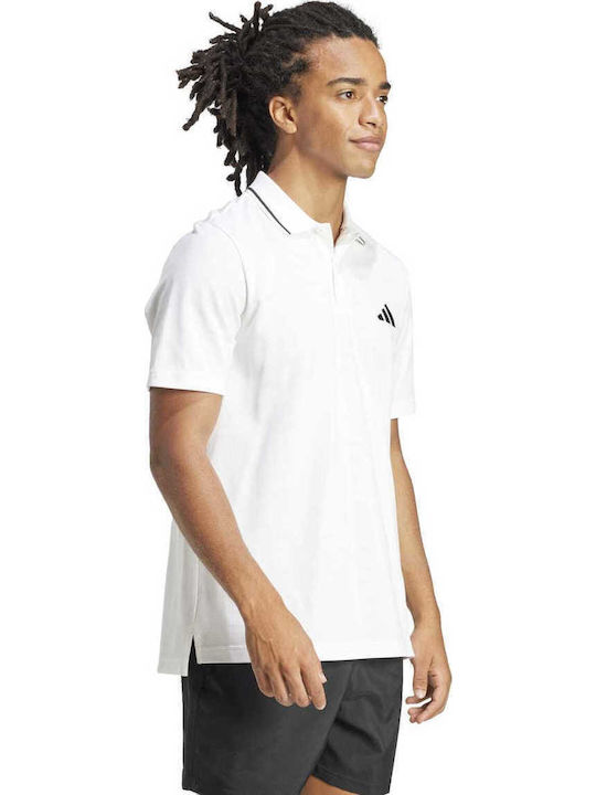 adidas Essentials JE9020 Ανδρική Μπλούζα Λευκή