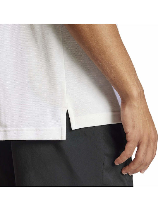 adidas Essentials JE9020 Ανδρική Μπλούζα Λευκή