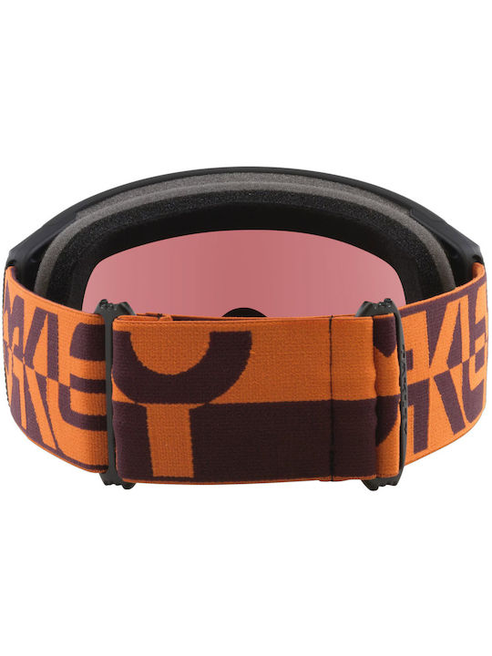 Oakley Flight Tracker L Μάσκα Σκι & Snowboard Ενηλίκων Πορτοκαλί με Φακό σε Πορτοκαλί Χρώμα