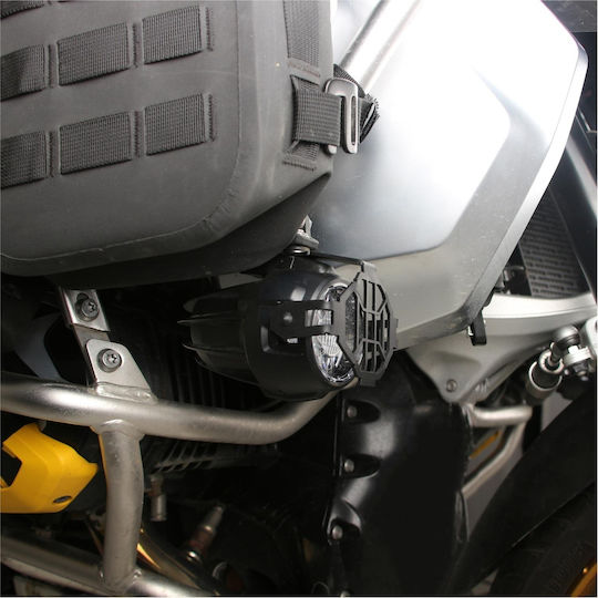 Moto Discovery Προστατευτικό Φαναριού Μοτοσυκλέτας Μαύρο