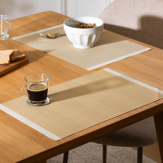 Plastic Placemat Yellow 45x30cm
