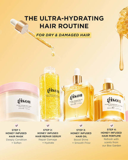Gisou Honey Infused Hair Oil for Strengthening 50ml