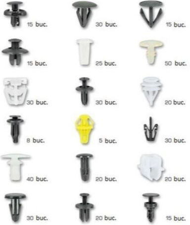 Set Plastic Auto Clips Honda 345 Pieces