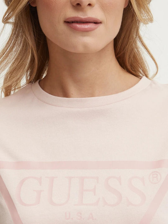 Guess Adele T-Shirt Ροζ V2YI07K8HM0-G6O1