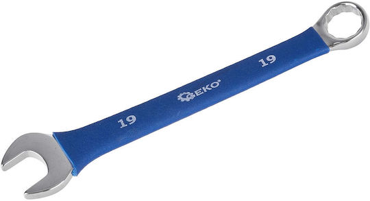 Set 12 Fixed Ring Combination Wrenches Anti-slip Rubber Handle Grip 6-32mm