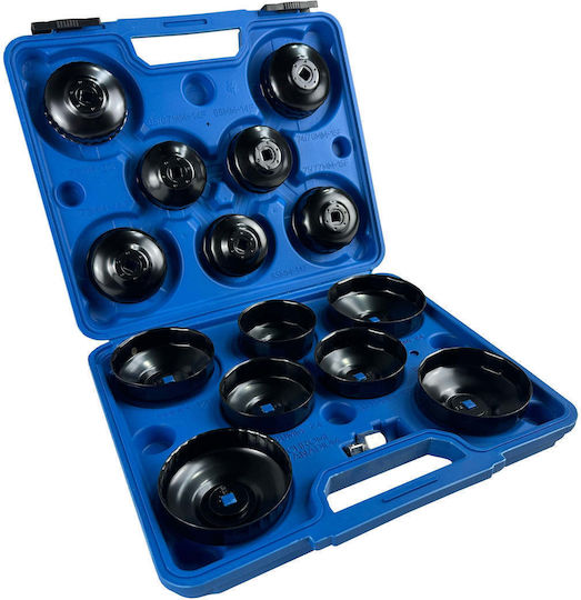 14-piece Oil Filter Wrench Set Gebo Tools