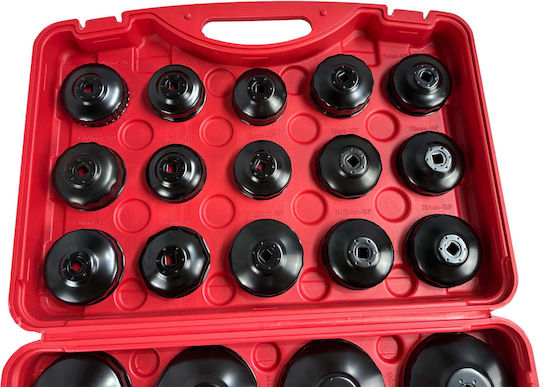 30-teiliges Ölfilterkappenschlüssel-Set Gebo Tools