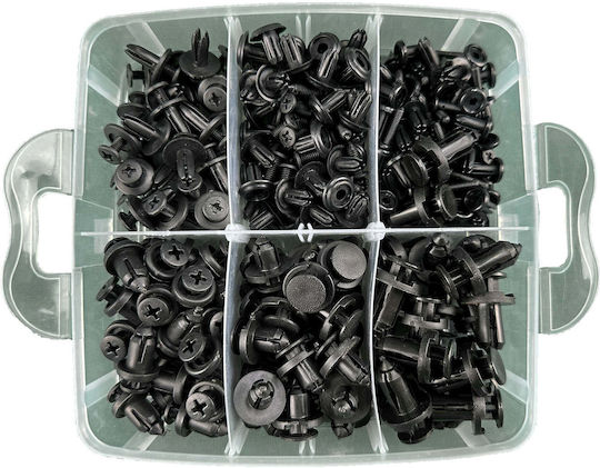 Set Remote Upholstery Clips Universal Clips 620 Pieces Gebo Tools