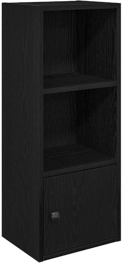 Bibliothek Schwarz Eiche 31x24x77cm