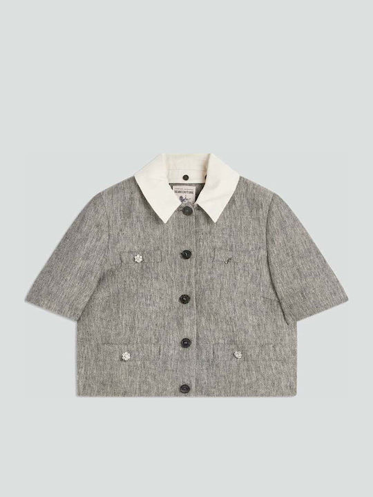 Semicouture Blazer pentru femei Sacou Gri