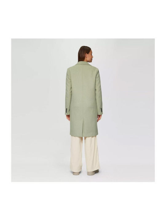 s.Oliver Women's Wool Coat Green