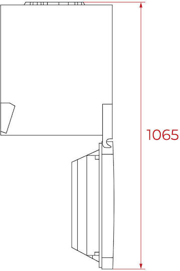 Teka Ψυγείο Δίπορτο 235lt Υ159xΠ55xΒ55εκ. Λευκό RTF 3210
